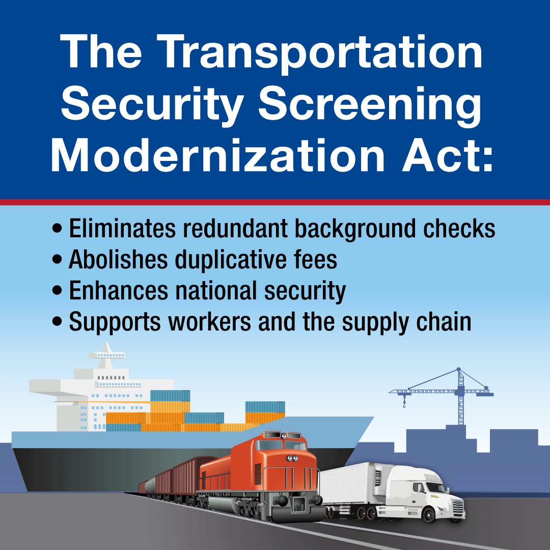 IME Endorses the Transportation Security Screening Modernization Act